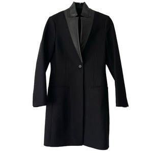 All Saints Wool and Leather Coat - Leni